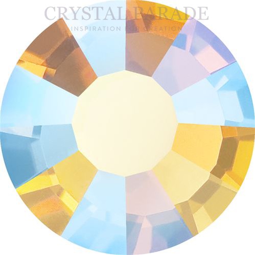 Preciosa Hotfix Crystals Viva12 - Light Topaz AB