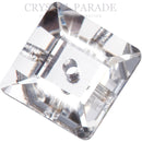 Preciosa Lochrosen Square Sew On Stone - Clear