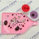 Preciosa LOVE Mix - Pack of 100 inc. Swarovski Hearts + FREE Caviar Beads