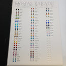 Zodiac Flatback Crystals Colour Chart