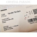 Swarovski 4 x 2mm Non Hot Fix Navette - Pack of 6 AB