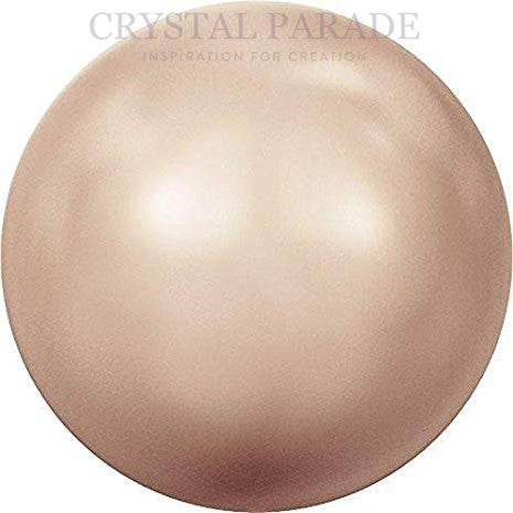 Swarovski Round Pearls 5809 3mm Pack of 100 - Rose Gold