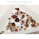 Swarovski & Preciosa 3D Crystal Mix - Mocha Mousse