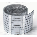 Self Adhesive Glass Silver Mirror Mosaic Roll - 4cm x 100cm