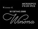 Bespoke Custom Rhinestone Transfer - Winona