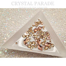 Zodiac Crystal Shape Mix Pack of 100 - Mocha Mousse