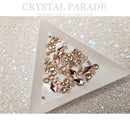 Zodiac Crystal Shape Mix Pack of 100 - Mocha Mousse