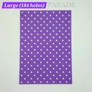 Strassstein-Platzierungshilfe-Schablonen – gerade Linien (4 mm Loch)