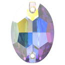 Swarovski 3210 Oval Sew on Stone - AB