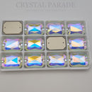 Zodiac Sew on Stone Emerald Cut - AB