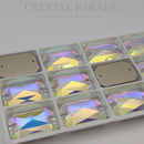 Zodiac Sew on Stone Emerald Cut - AB