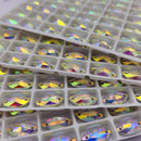 Zodiac Crystal Navette Sew on Stone - AB