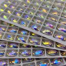 Zodiac Crystal Navette Sew on Stone - AB