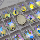 Zodiac Sew on Stone Oval - AB