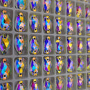 Zodiac Crystal Peardrop Sew on Stone - AB