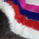 Corded Ostrich Feathers 3ply - Yellow 1 metre