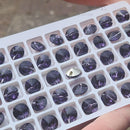 Zodiac Rivoli Buttons Amethyst