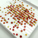 Zodiac Crystals Mixed Sizes Pack of 200 - Anchor Red Mocha Opal