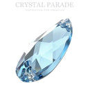 Swarovski 3230 Peardrop Sew on Stone - Aquamarine