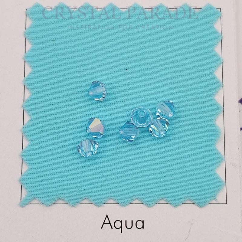 Preciosa Bicone Bead Aquamarine AB