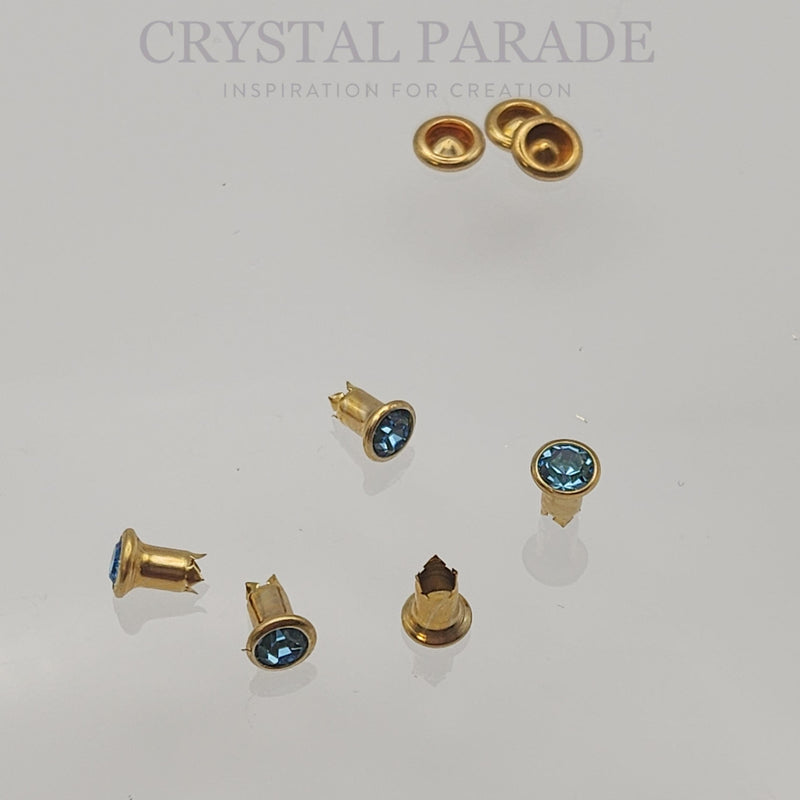Preciosa Rivet with Maxima Crystal - Aquamarine