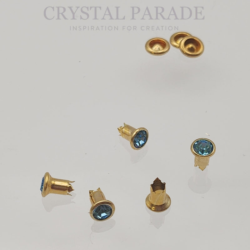 Preciosa Rivet with Maxima Crystal - Aquamarine