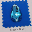 Zodiac Crystal Peardrop Sew on Stone - Aquamarine