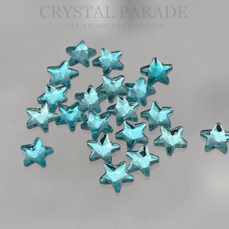 Zodiac Star Shape 5mm Aquamarine - Pack of 20