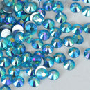 Luna Non Hotfix Rhinestones SS3 (1.5mm) Pack of 100 - Aquamarine AB