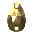 Swarovski 3230 Peardrop Sew on Stone - Aurum