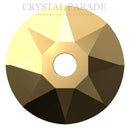 Swarovski 3188 Xirius Lochrose Sew on Stone - Aurum