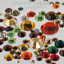 Mixed Brands Crystal Mix Pack of 100 - Autumn Glitter + FREE Leaves