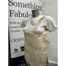 Sparkly Tote bag for Breast Cancer Awareness