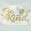 Zodiac Hotfix Crystal Iron on Transfers - Bee Kind
