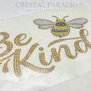 Zodiac Hotfix Crystal Iron on Transfers - Bee Kind