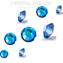 Preciosa Maxima No Hot Fix Crystals Mixed Sizes - Pack of 200 Bermuda Blue