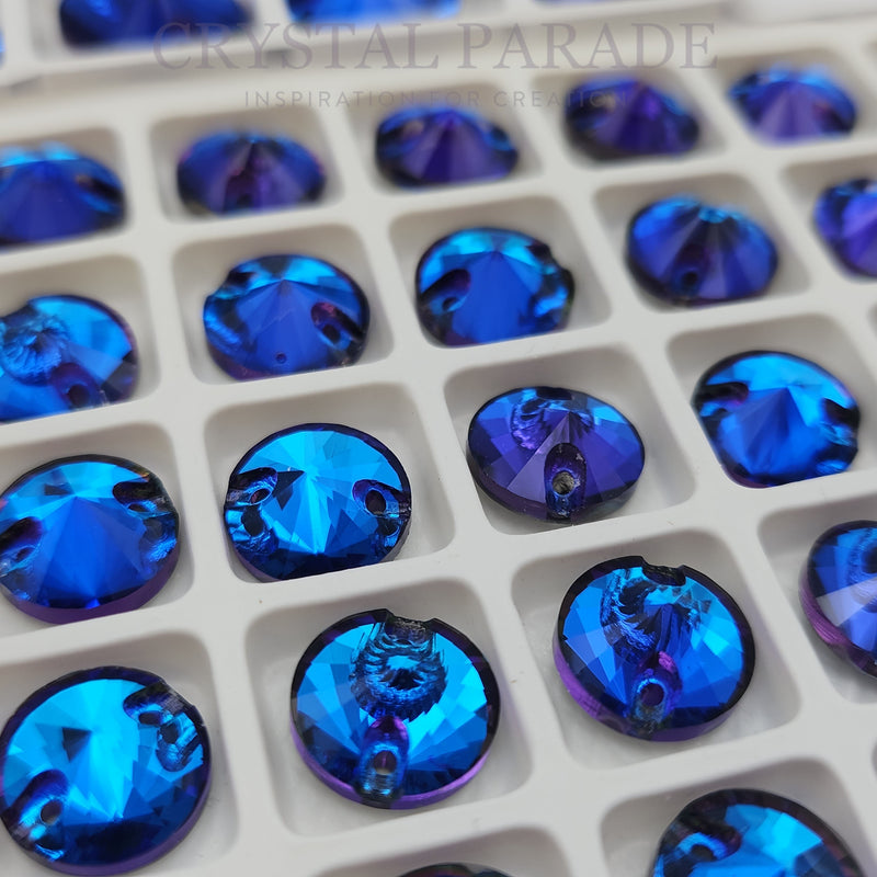 Zodiac Rivoli Sew on Stone - Bermuda Blue