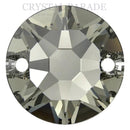 Swarovski 3288 Xirius Sew on Stone - Black Diamond