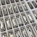 Zodiac Crystal Slim Baguette Sew on Stone - Black Diamond