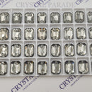 Zodiac Sew on Stone Emerald Cut - Black Diamond