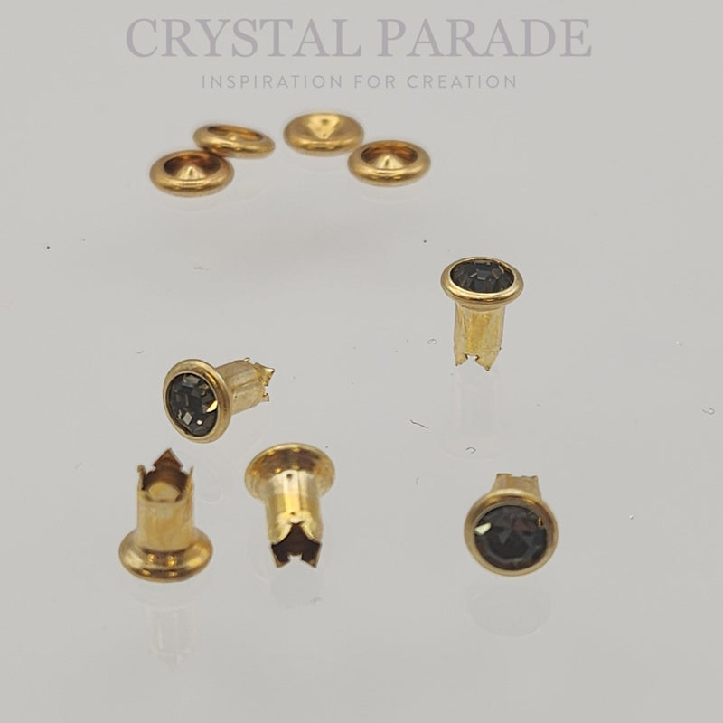 Preciosa Rivet with Maxima Crystal - Black Diamond