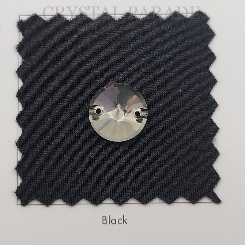 Zodiac Rivoli Sew on Stone - Black Diamond