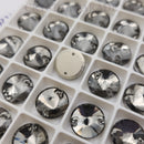 Zodiac Rivoli Sew on Stone - Black Diamond