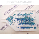 Swarovski SS5 (1.8mm) No Hot Fix Crystals - Blue Zircon Shimmer
