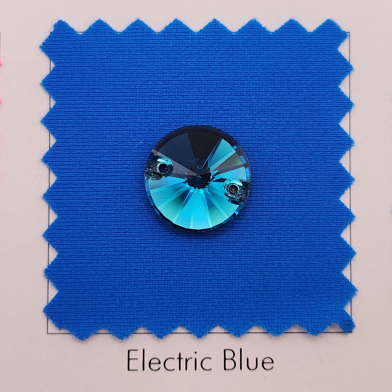 Zodiac Sew on Stone Rivoli - Blue Zircon