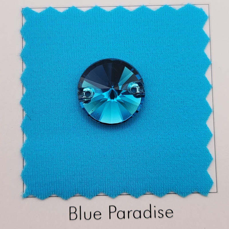 Zodiac Sew on Stone Rivoli - Blue Zircon