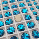 Zodiac Sew on Stone Rivoli - Blue Zircon