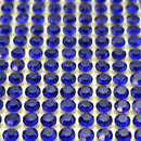 Hotfix Transfer Rhinestone Sheet SS8 (2.7mm) Blue - 24cm x 39cm