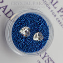 Caviar Beads Set of 3 Colours - Blue Romance inc. FREE Swarovski Crystals