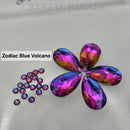 Limited Edition - Zodiac Crystal Peardrop Sew on Stone - Blue Volcano